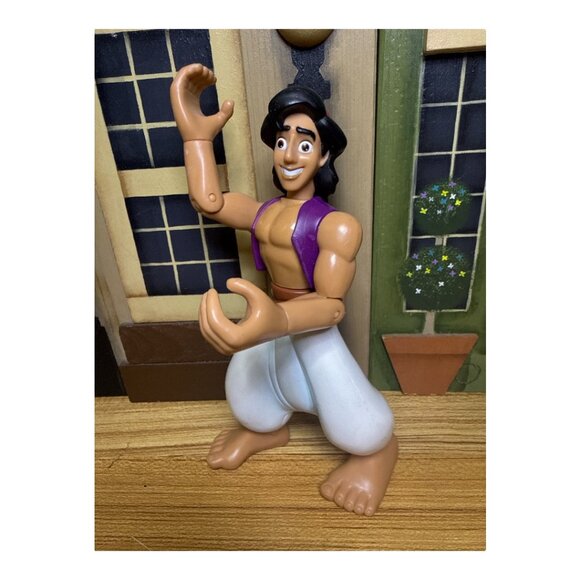 Disney Adventures Alladin Loose 6" Action Figure Vintage 1999 Cake Topper - Picture 2 of 6